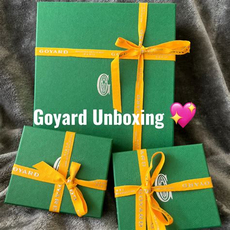 Goyard Unboxing 